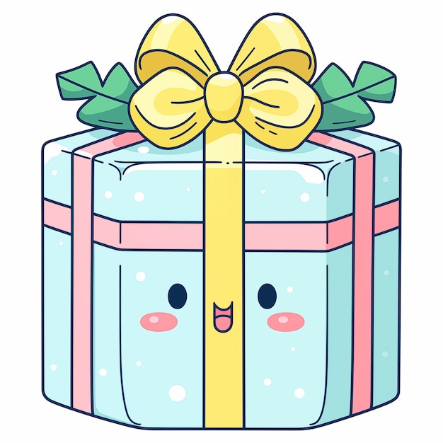 Foto caja de regalo para kawaii