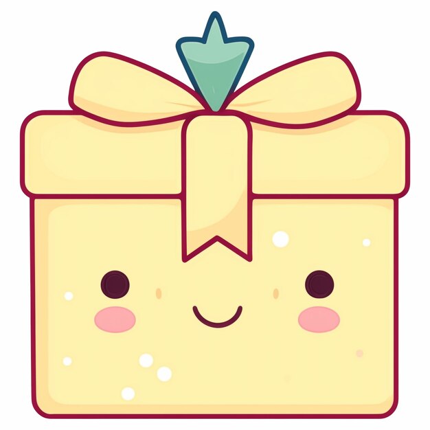 Foto caja de regalo para kawaii