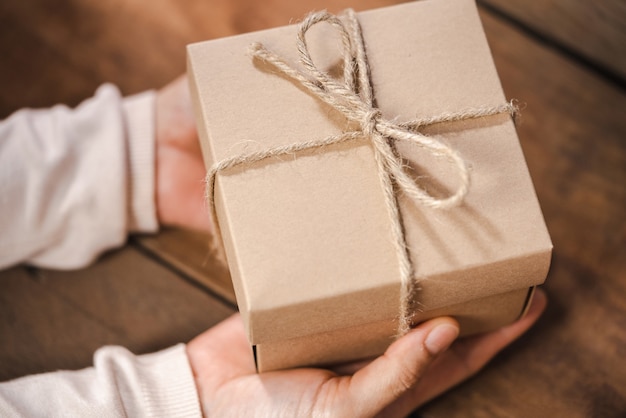 Caja de regalo para Navidad y año nuevo fondo de vacaciones