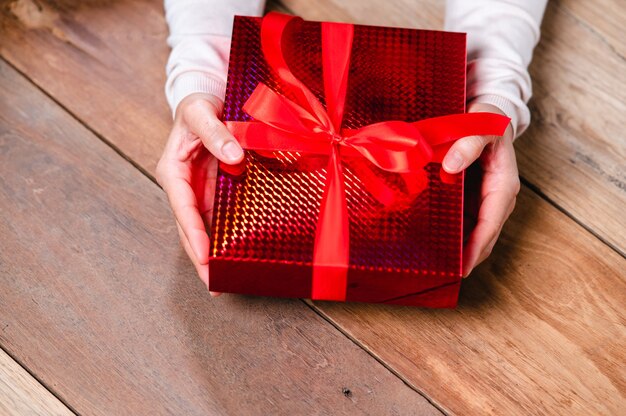 Caja de regalo para Navidad y año nuevo fondo de vacaciones