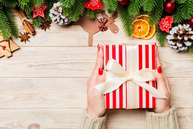 Caja de regalo de navidad