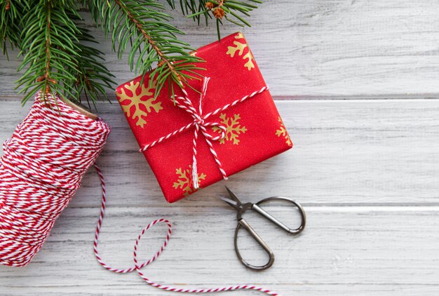 Caja de regalo de navidad