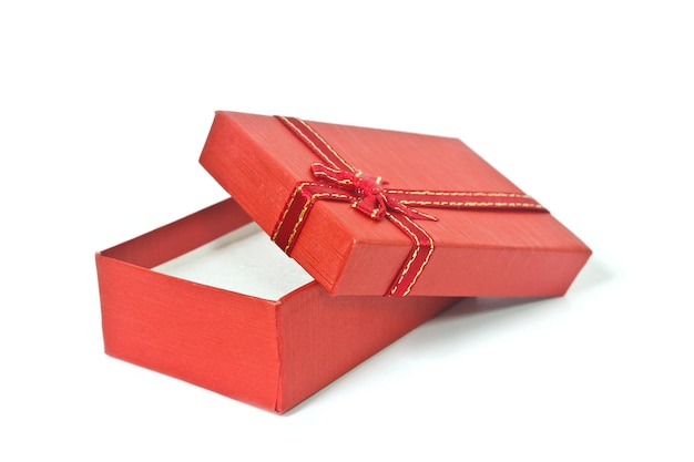 caja de regalo roja