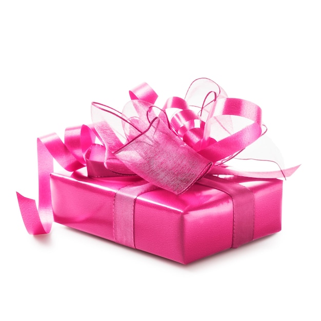 Caja de regalo rosa