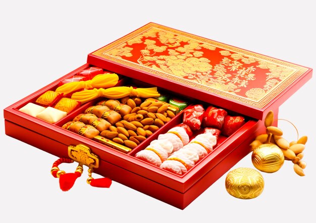 Caja de regalos para el año nuevo chino