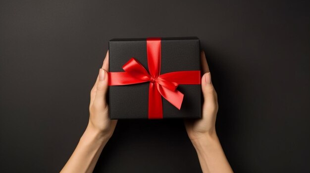 Caja de regalos de lujo caja de cumpleaños de fondo