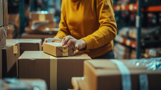 Cajas de embalaje para la publicación de eventos utilizando productos de madera dura y papel AIG41