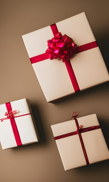 Cajas de regalo grises