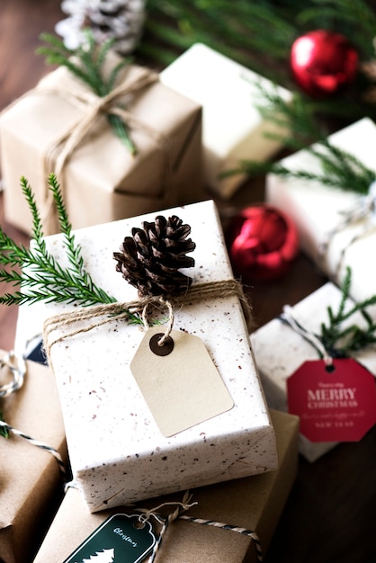 Cajas de regalo de navidad