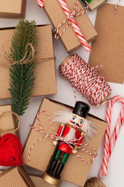 Cajas de regalo navideñas festivas de temporada
