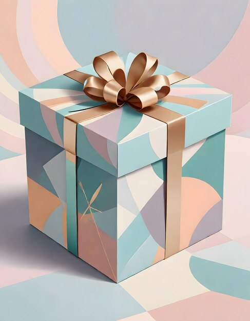 Cajas de regalos pastel IA generativa