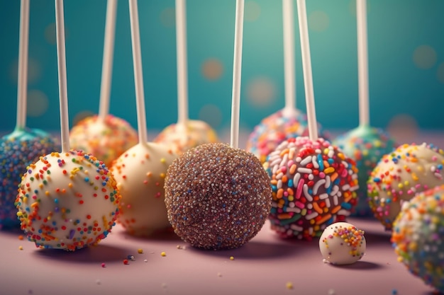 Cake pops Generar Ai