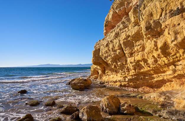 Cala Penya playa Tallada Salou Tarragona