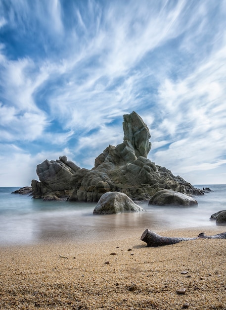 Cala Roca del paisaje Paller de la Costa Brava.