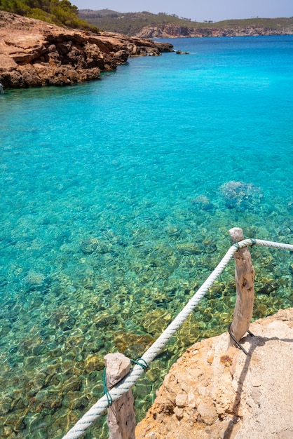 Cala Xuclar de Ibiza em Sant Joan Baleares