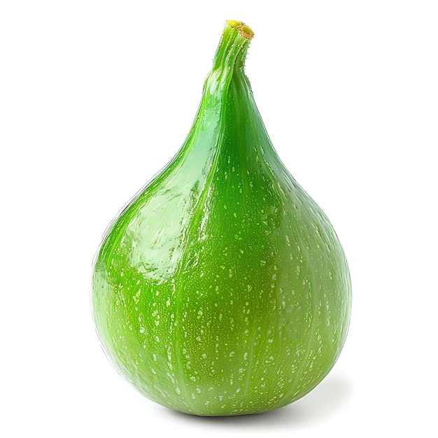 Calabash Cucurbit Grandes frutas verdes em forma de garrafa Objeto Mu Isolado em branco BG Tiro em branco