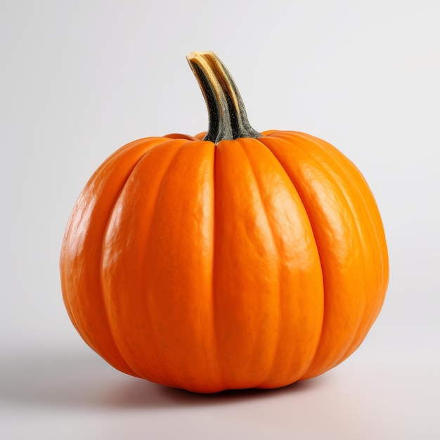 Una calabaza aislada en blanco