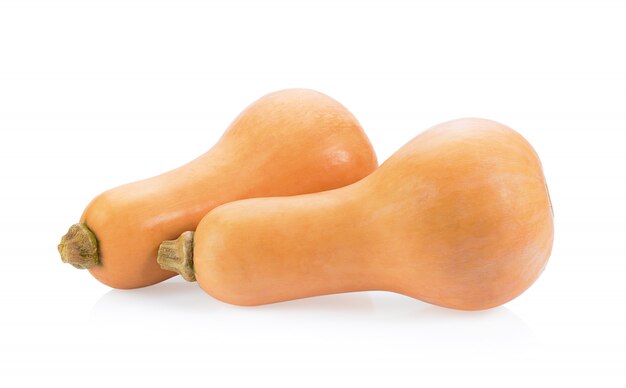 Calabaza de Butternut aislada