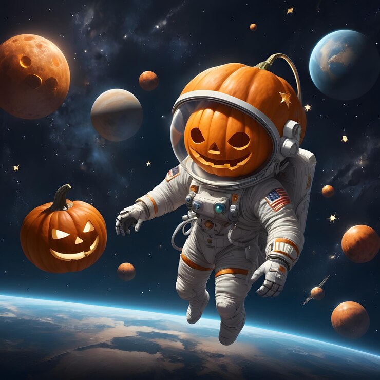 una calabaza con una calabasa en ella y las palabras calabazas en la parte inferior