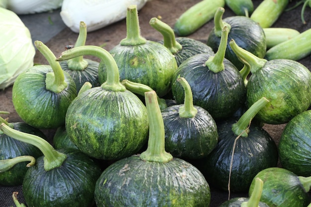 Calabaza en comida callejera