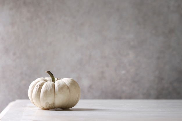 Calabaza decorativa blanca