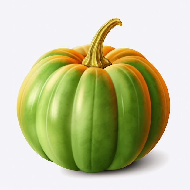 calabaza de gran tamaño verde