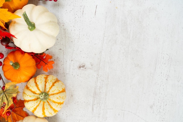 Calabaza en la mesa