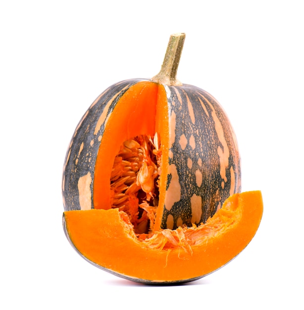 calabaza naranja aislada