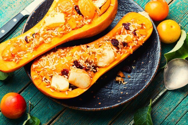 Calabaza Rellena de Fruta