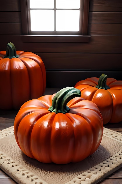 calabazas en 3d