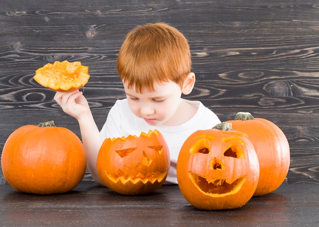 calabazas para celebrar Halloween