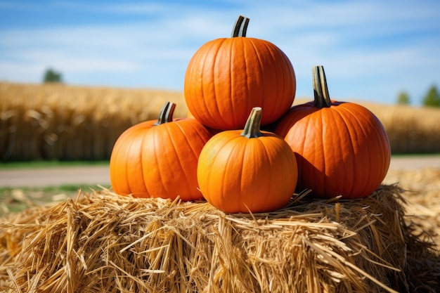 Calabazas en un día caluroso