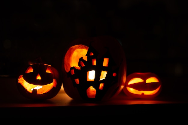 Foto calabazas de halloween