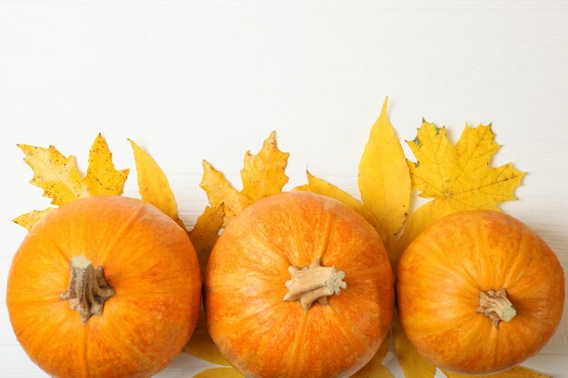 Calabazas naranjas closeup fondo de acción de gracias fondo de otoño