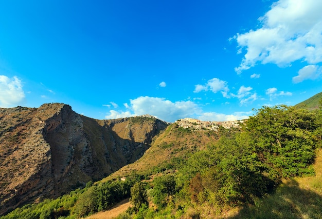 Calábria vista de verão Itália