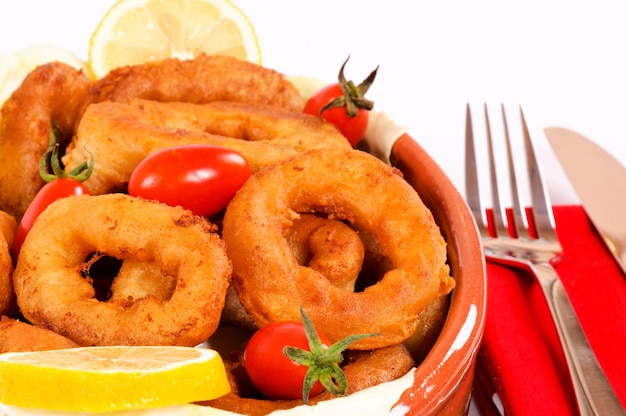 Calamares fritos