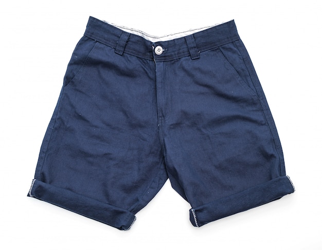 calça curta em branco