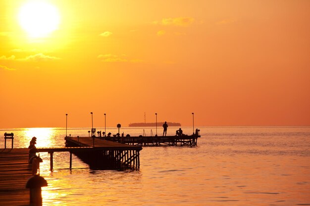 Calçadão na praia