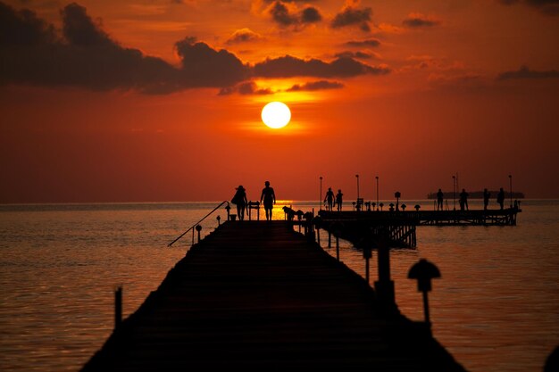 Calçadão na praia