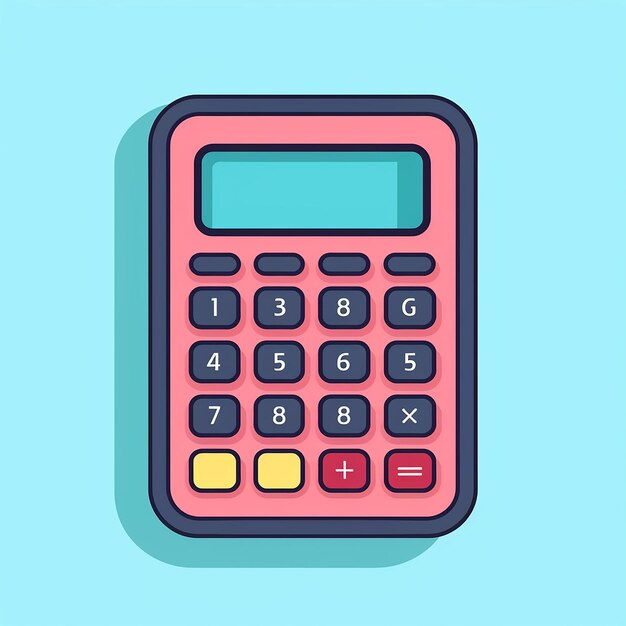 Calculador_Modern_Line_Icon_Vector_Line|Art_CuteIcon