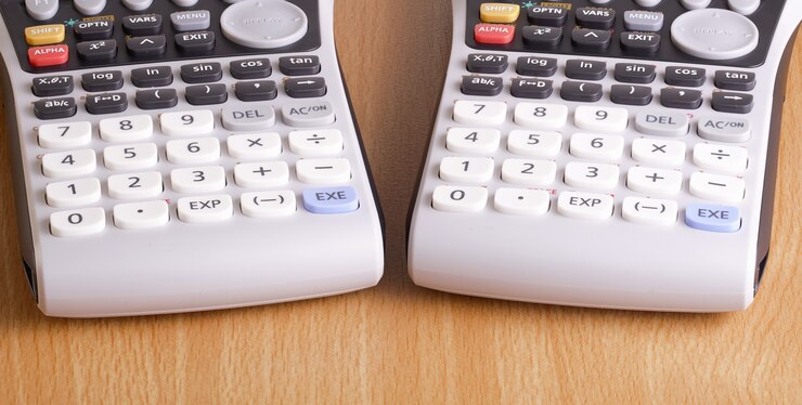 Foto calculadora eléctrica para la oficina