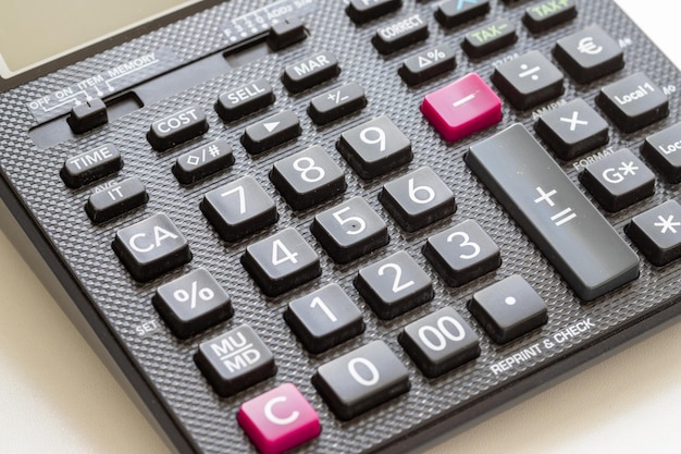 Calculadora de primer plano