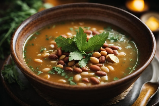 Caldo de frijol brasileño ar c