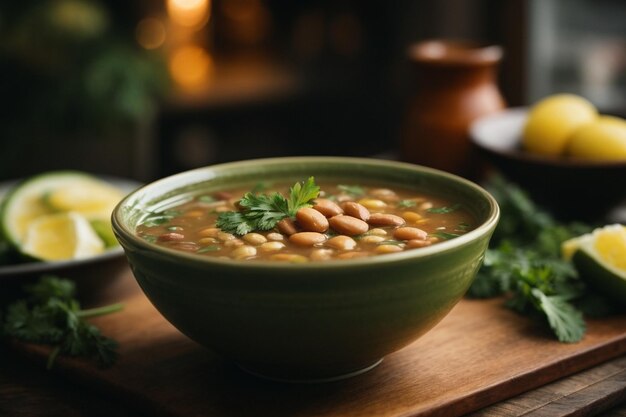 Caldo de frijol brasileño ar c