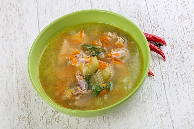 Caldo de pollo