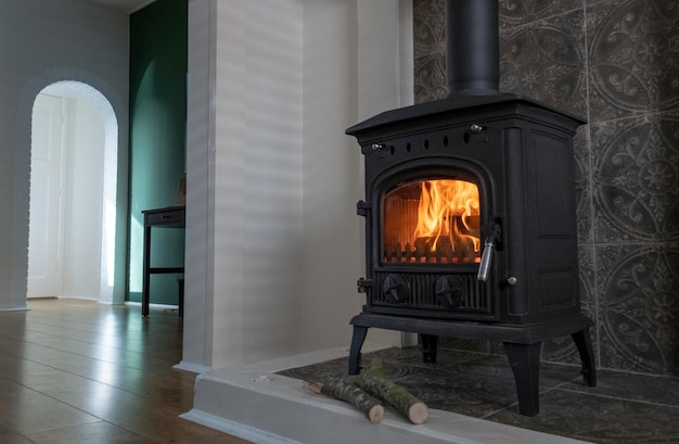 Foto calefacción chimenea energía sistema alternativo antigua llama casa cálida