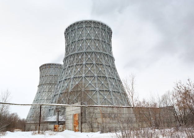 Calefacción eléctrica centralizada CHP en invierno