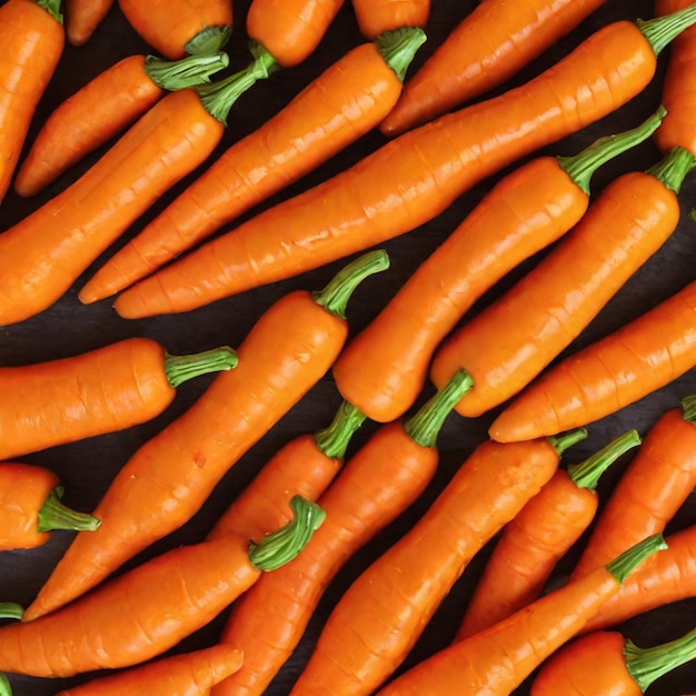 El caleidoscopio culinario Un carnaval de zanahorias en tonos vibrantes