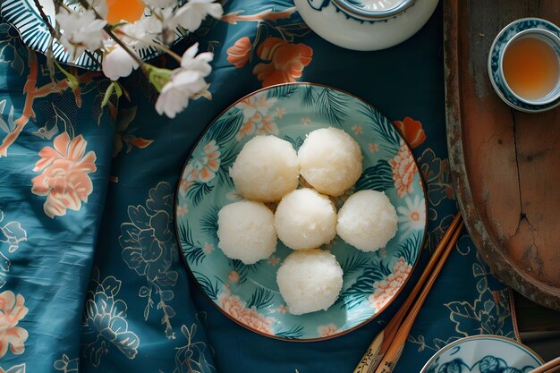 Foto caleidoscópio de sobremesa um banquete para os olhos em nikkei fusion