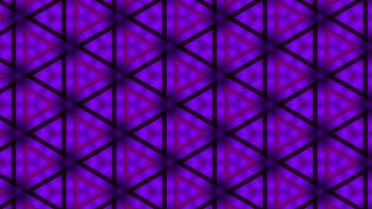 Foto caleidoscopio motivo hexagonal diseño geométrico